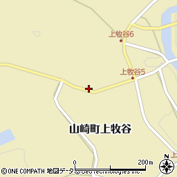 兵庫県宍粟市山崎町上牧谷583周辺の地図