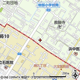 滋賀県守山市二町町185-2周辺の地図