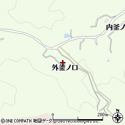 愛知県豊田市林添町外釜ノ口周辺の地図