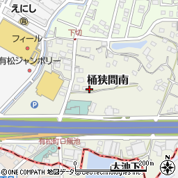 愛知県名古屋市緑区桶狭間南306周辺の地図