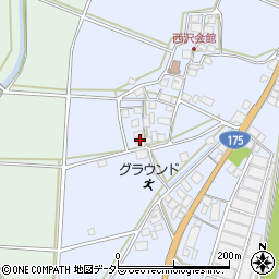 兵庫県西脇市黒田庄町西澤93周辺の地図