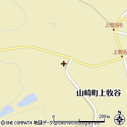 兵庫県宍粟市山崎町上牧谷601周辺の地図