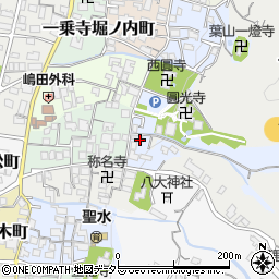 京都府京都市左京区一乗寺小谷町6周辺の地図
