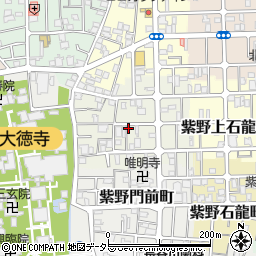 京都府京都市北区紫野上門前町24周辺の地図