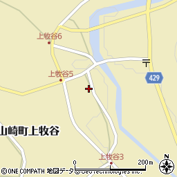兵庫県宍粟市山崎町上牧谷463-1周辺の地図
