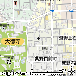 京都府京都市北区紫野上門前町27周辺の地図