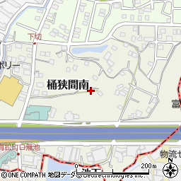 愛知県名古屋市緑区桶狭間南408周辺の地図