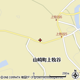 兵庫県宍粟市山崎町上牧谷585周辺の地図
