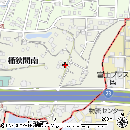 愛知県名古屋市緑区桶狭間南646周辺の地図