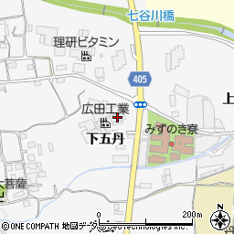 広田工業工場周辺の地図