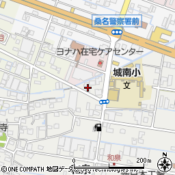 三重県桑名市和泉204-2周辺の地図