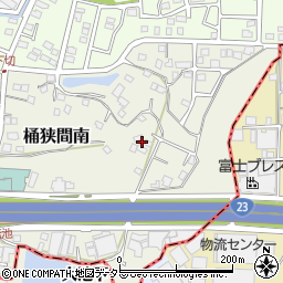 愛知県名古屋市緑区桶狭間南647周辺の地図