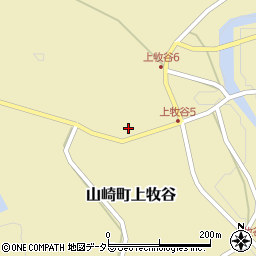 兵庫県宍粟市山崎町上牧谷580周辺の地図