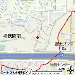 愛知県名古屋市緑区桶狭間南645周辺の地図