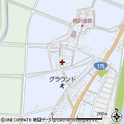 兵庫県西脇市黒田庄町西澤242周辺の地図