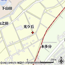 愛知県刈谷市東境町光ケ丘176周辺の地図