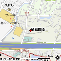 愛知県名古屋市緑区桶狭間南566周辺の地図