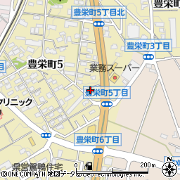 ローソン豊田豊栄町五丁目店周辺の地図