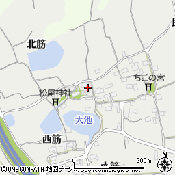 京都府亀岡市千代川町湯井西筋1周辺の地図