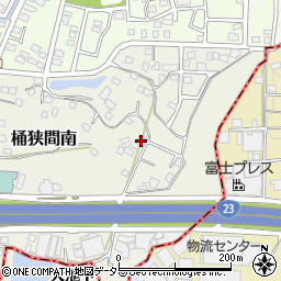 愛知県名古屋市緑区桶狭間南644周辺の地図