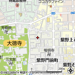 京都府京都市北区紫野上門前町36-2周辺の地図