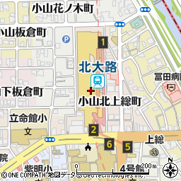 カメラのキタムラ北大路ビブレ店周辺の地図