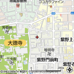 京都府京都市北区紫野上門前町36周辺の地図