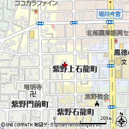 京都府京都市北区紫野上石龍町15周辺の地図