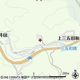 愛知県豊田市林添町上三五田和周辺の地図