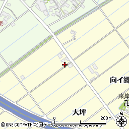 愛知県刈谷市東境町大坪周辺の地図