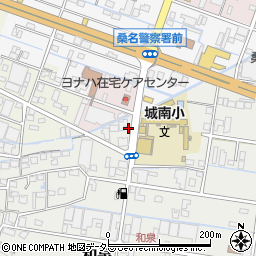 三重県桑名市和泉208周辺の地図