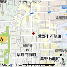 京都府京都市北区紫野上門前町85周辺の地図