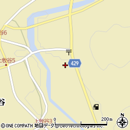 兵庫県宍粟市山崎町上牧谷1004周辺の地図