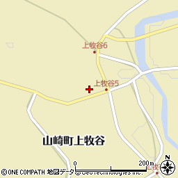 兵庫県宍粟市山崎町上牧谷573周辺の地図
