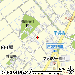 愛知県刈谷市東境町町屋周辺の地図