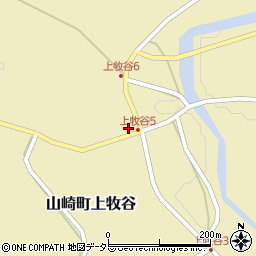 兵庫県宍粟市山崎町上牧谷569周辺の地図