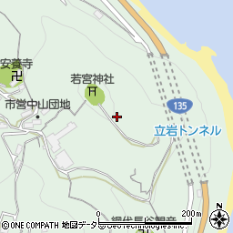 朝日山公園トイレ周辺の地図