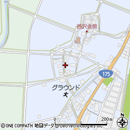 兵庫県西脇市黒田庄町西澤1315周辺の地図