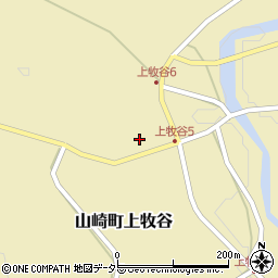 兵庫県宍粟市山崎町上牧谷576周辺の地図