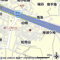 愛知県東海市名和町山畑周辺の地図