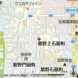 京都府京都市北区紫野上門前町88周辺の地図