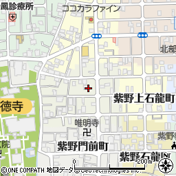 京都府京都市北区紫野上門前町43周辺の地図