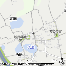 京都府亀岡市千代川町湯井周辺の地図