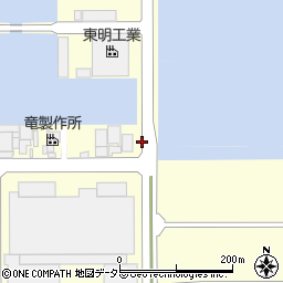 愛知県弥富市楠周辺の地図