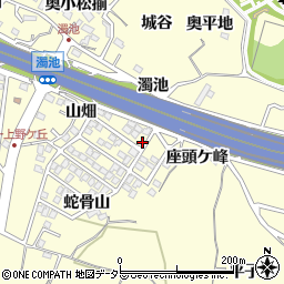 愛知県東海市名和町濁池周辺の地図