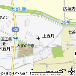 京都府亀岡市河原林町河原尻上五丹周辺の地図