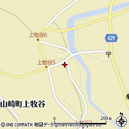 兵庫県宍粟市山崎町上牧谷477周辺の地図