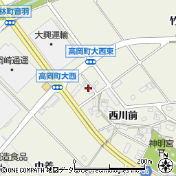 エザキ株式会社セルフ高岡店周辺の地図