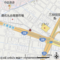 三重県桑名市和泉415-2周辺の地図