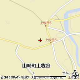 兵庫県宍粟市山崎町上牧谷575周辺の地図